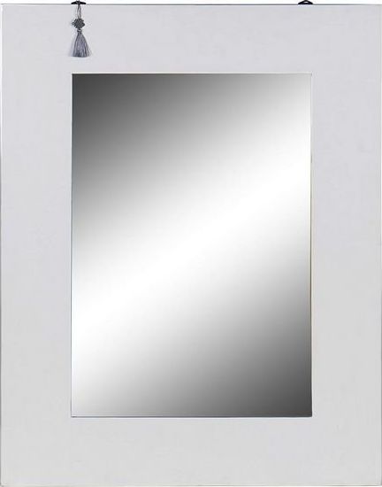 Dekodonia Lustro ścienne Dekodonia Orientalny Biały Jodła (70 x 2 x 90 cm)