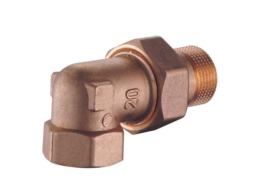 KFA Śrubunek kątowy 1/2" mosiężny 814-012-15