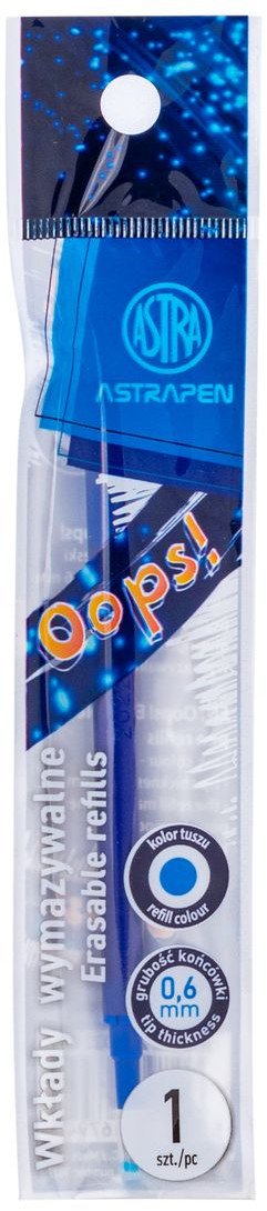 Wkład wymazywalny Oops! niebieski