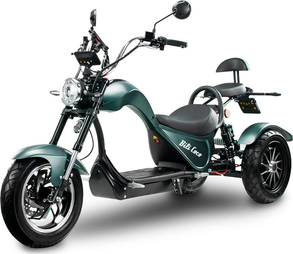 Bili Bike Skuter elektryczny BILI COCO COBRA TRÓJKOŁOWA zielony