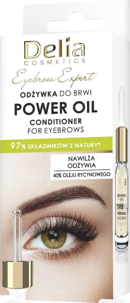 Delia Cosmetics eyebrow expert odżywka do brwi power oil 10ml