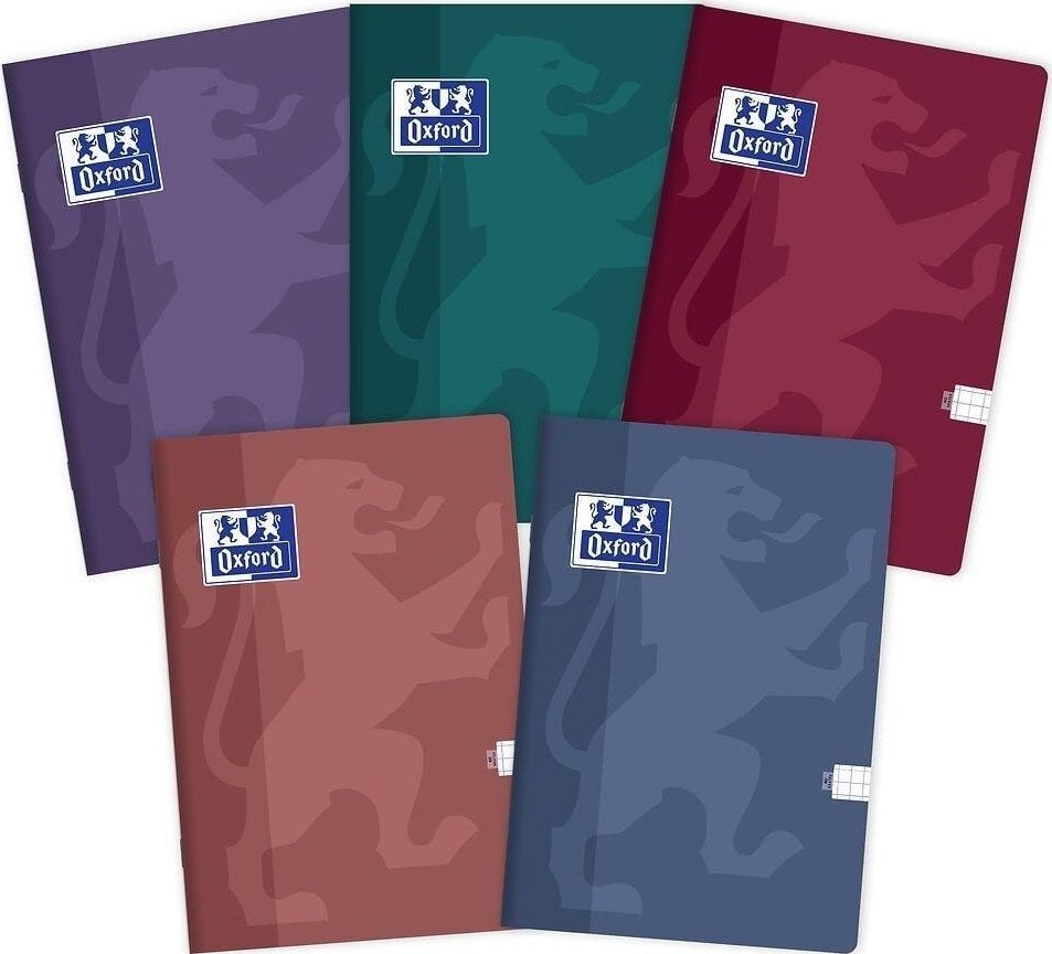 Oxford Zeszyt A5/60K kratka Touch Trend (5szt) OXFORD