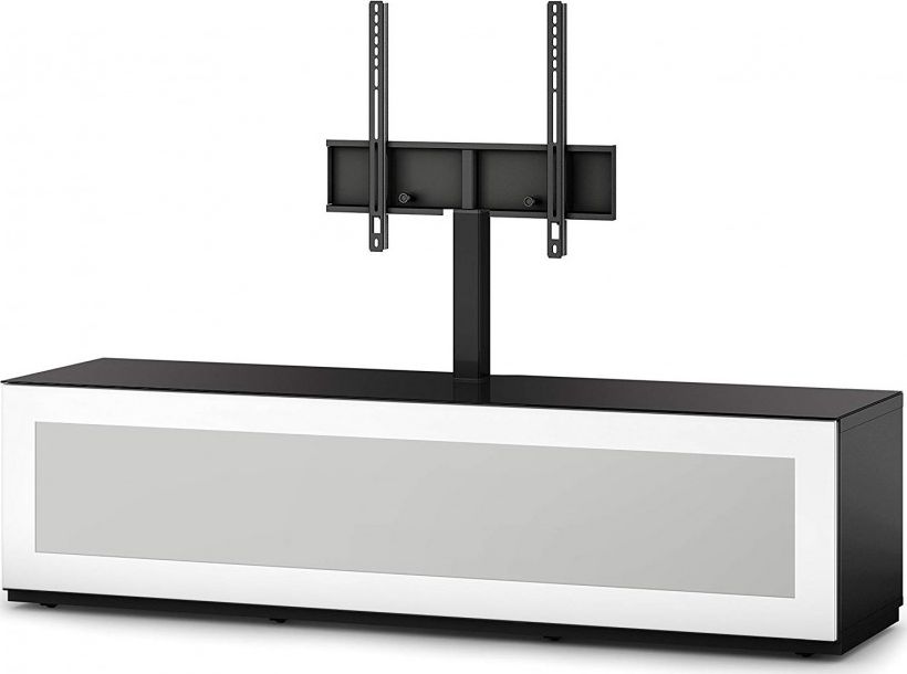 Sonorous Stolik RTV z uchwytem ST261I-BLK-WHT-BW