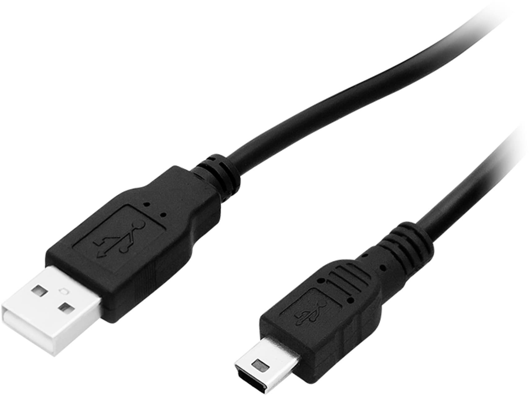 Kabel USB Blow USB-A - miniUSB 1 m Czarny