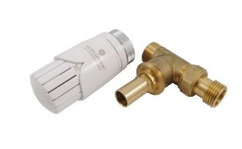 Schlosser Zestaw ogranicznika temperatury RTL + zawór śrutowany mosiądz 603200010