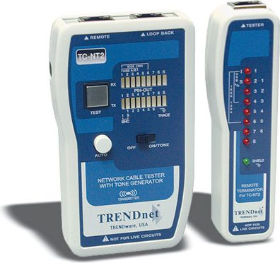 TRENDnet Tester kabli RJ-11 / RJ-12 / RJ-45 / Coaxial (TC-NT2)