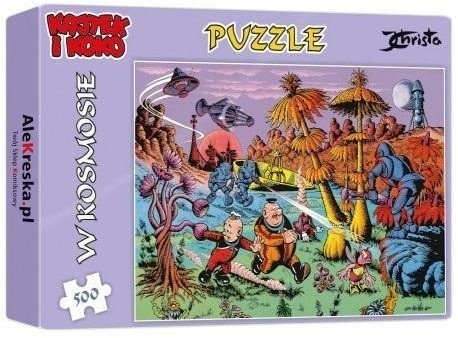 Puzzle 500 Kajtek i Koko w kosmosie
