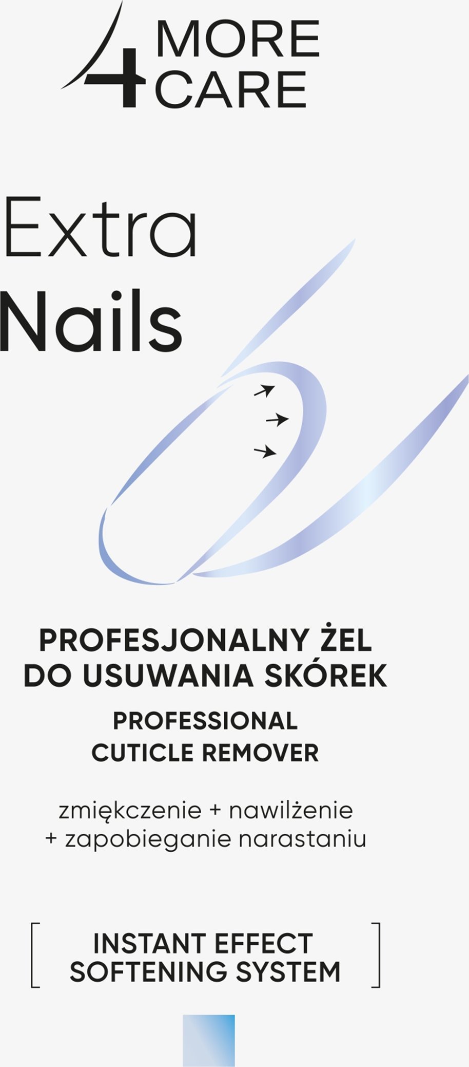MORE4CARE_Extra Nails profesjonalny żel do usuwania skórek 10ml