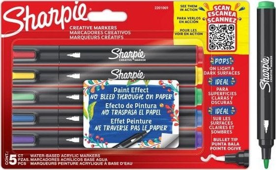Teka Markery artystyczne Sharpie 5 kolorów