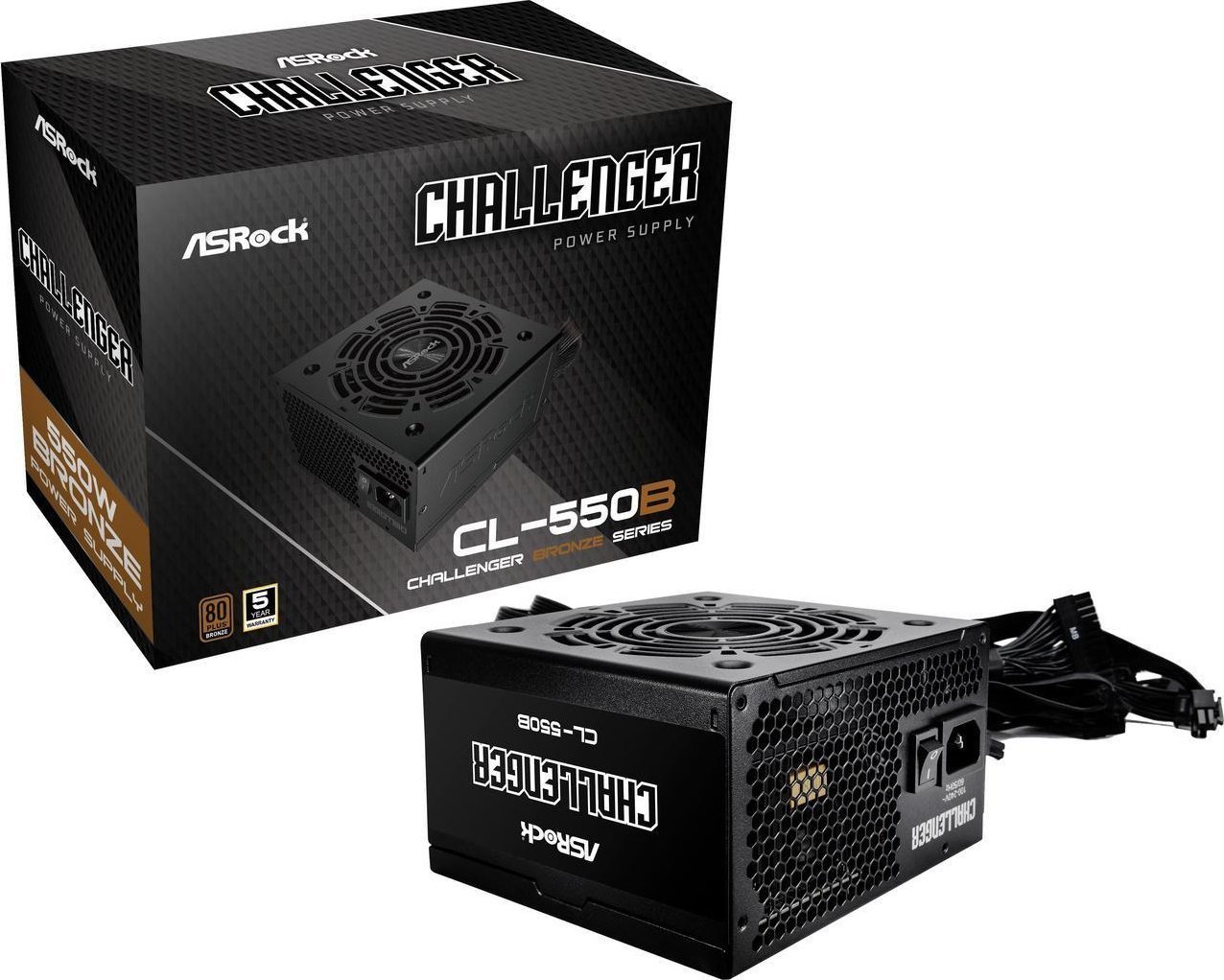 Zasilacz ASRock Challenger Bronze 550W (CL-550B)