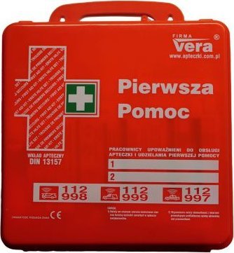 Vera Przemysłowa apteczka pierwszej pomocy TOP 8 13157 w pudełku z tworzywa ABS Vera