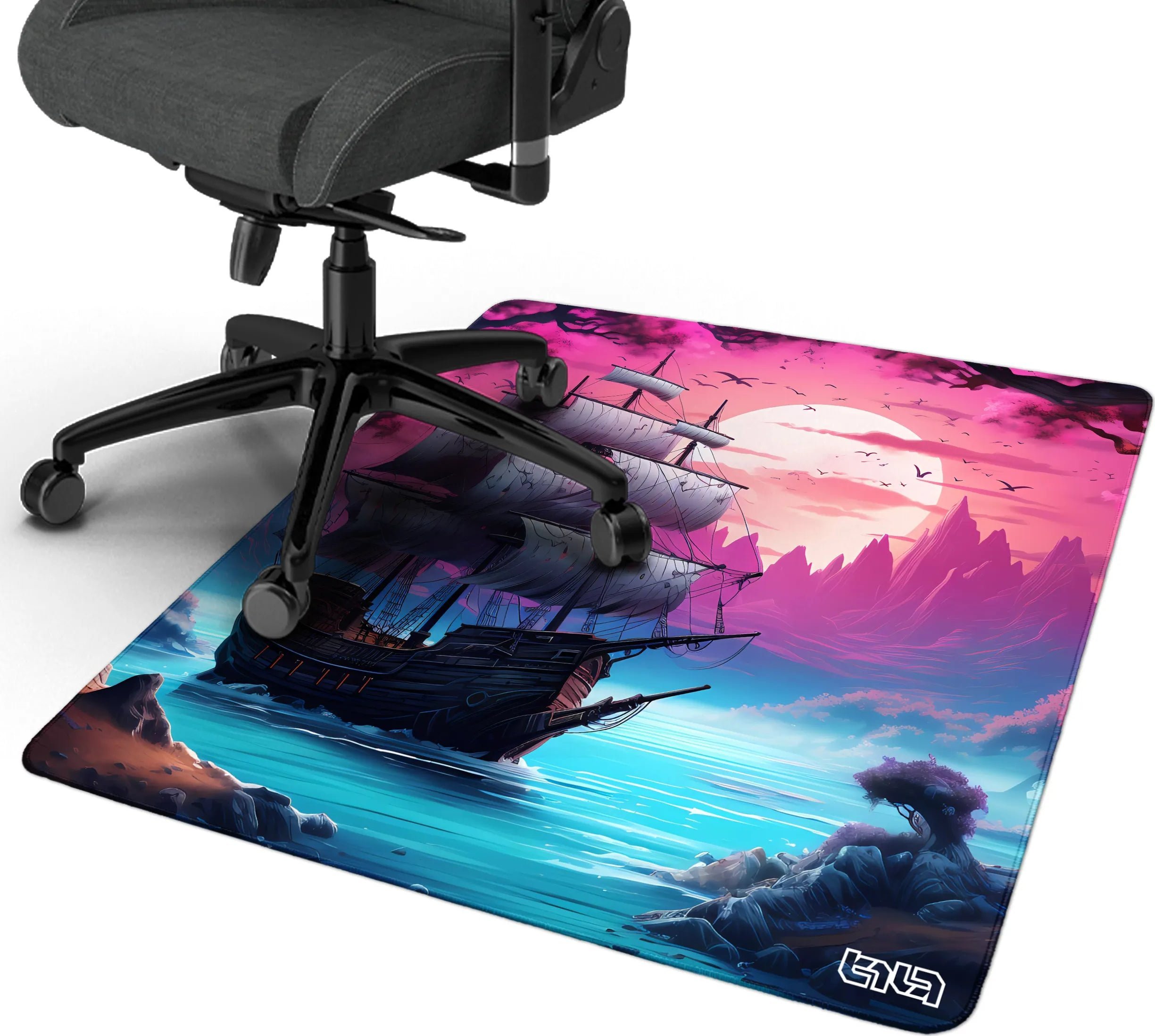 Tilt Mata pod Krzesło Romantyczny Piracki Statek 100x100