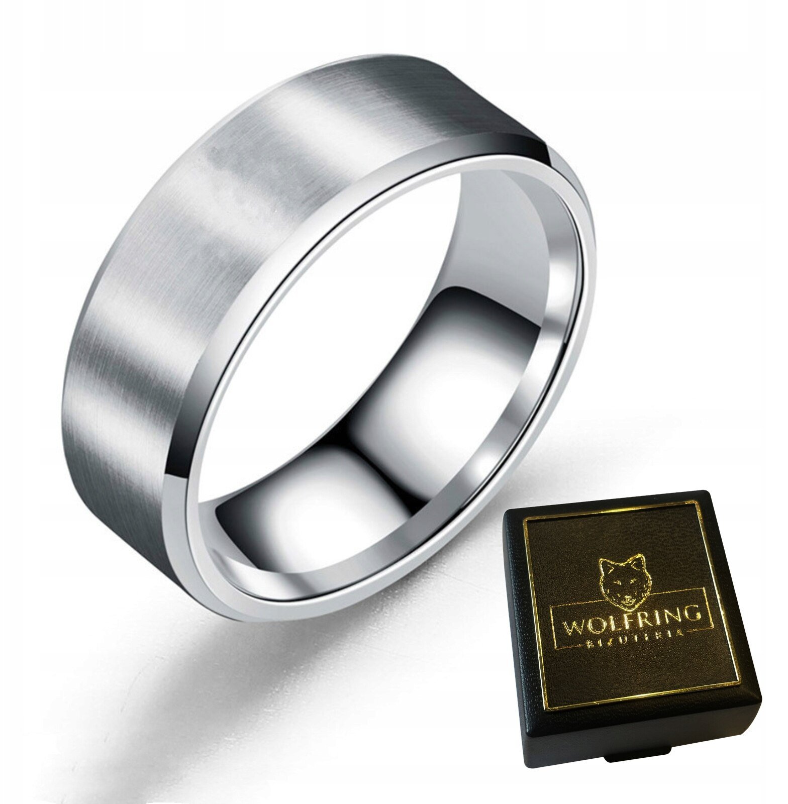 OBRĄCZKA PIERŚCIEŃ Wolframowy WOLFRING EU22 US10