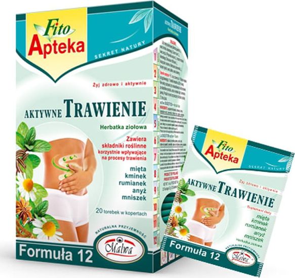 Malwa Malwa Fito Apteka Formuła 12 Trawienie ex 20