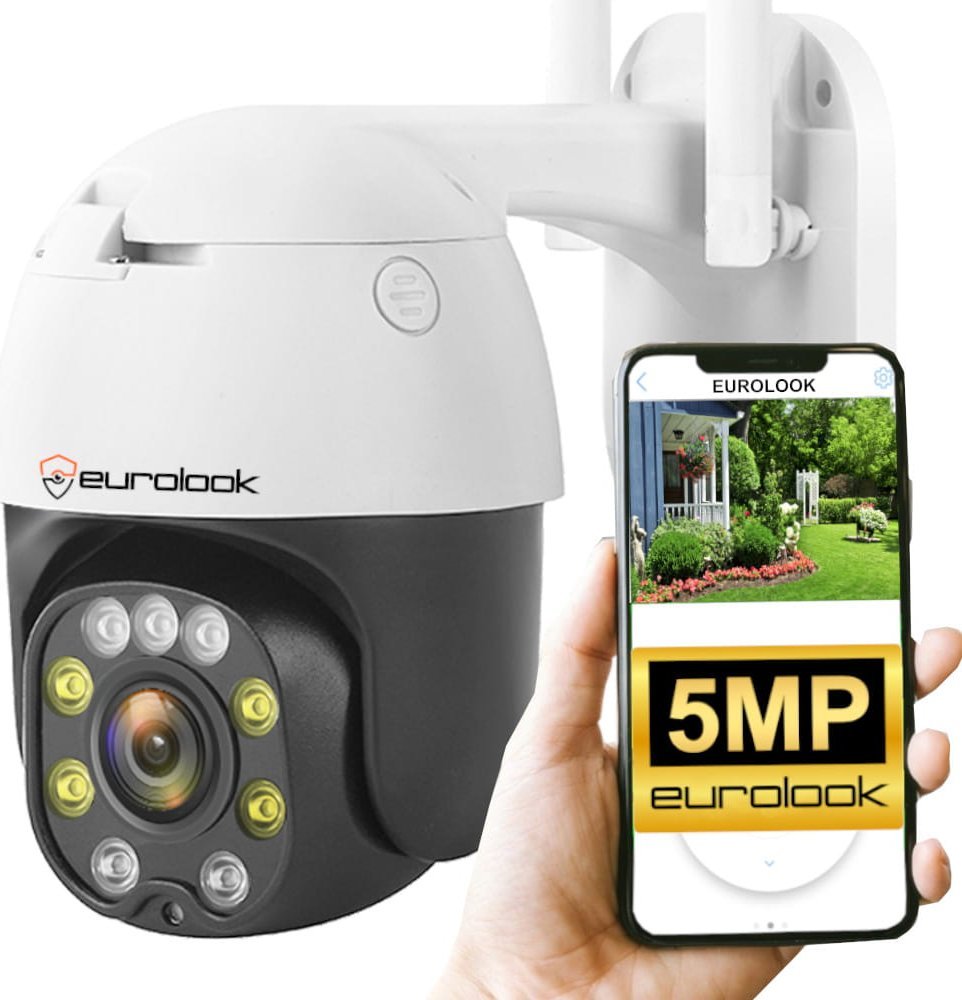 Kamera IP Eurolook Obrotowa Kamera IP Wi-Fi 5MP EUROLOOK EDW-5014OB