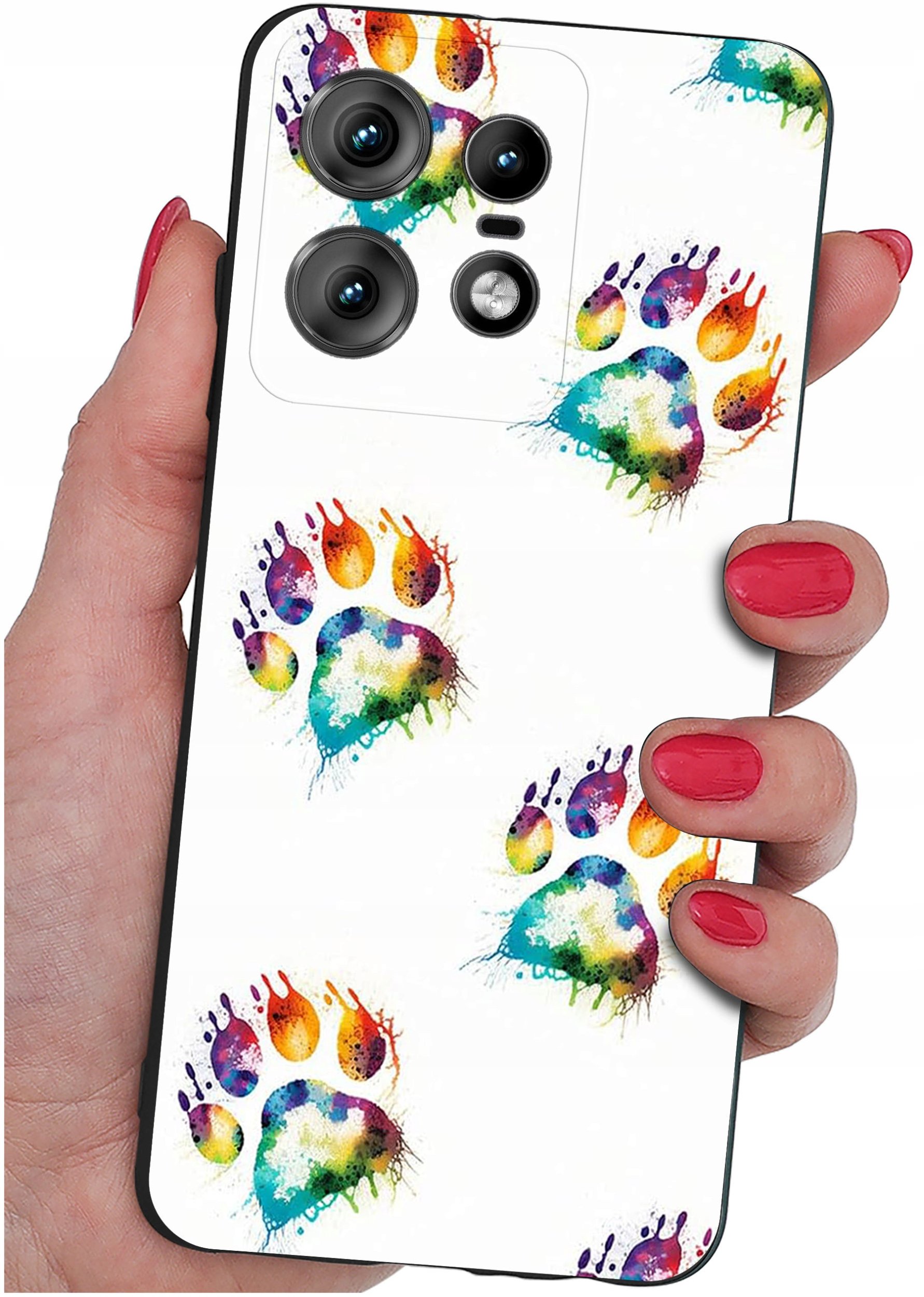 Etui do Motorola Moto EDGE 50 Pro WZORY |SILIKONOWE MATT CASE