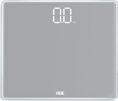 Waga łazienkowa ADE Duża waga łazienkowa, do 220 kg, 35 x 30 cm, szara / ADE
