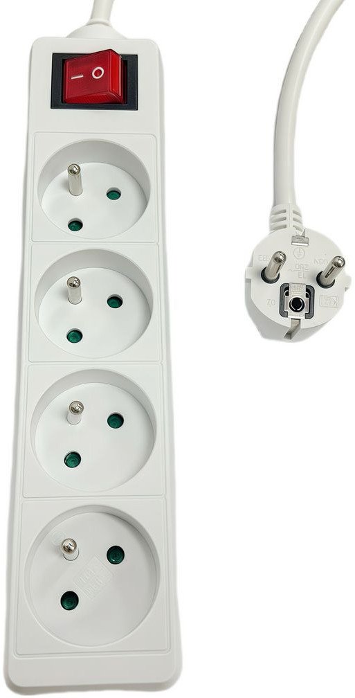 4-way Power Strip on/off