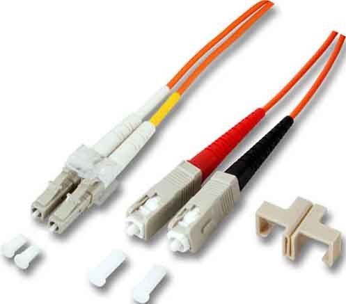 EFB Patchcord światłowodowy LC-SC, 50/125µ, OM3, 2m (O0314.2)