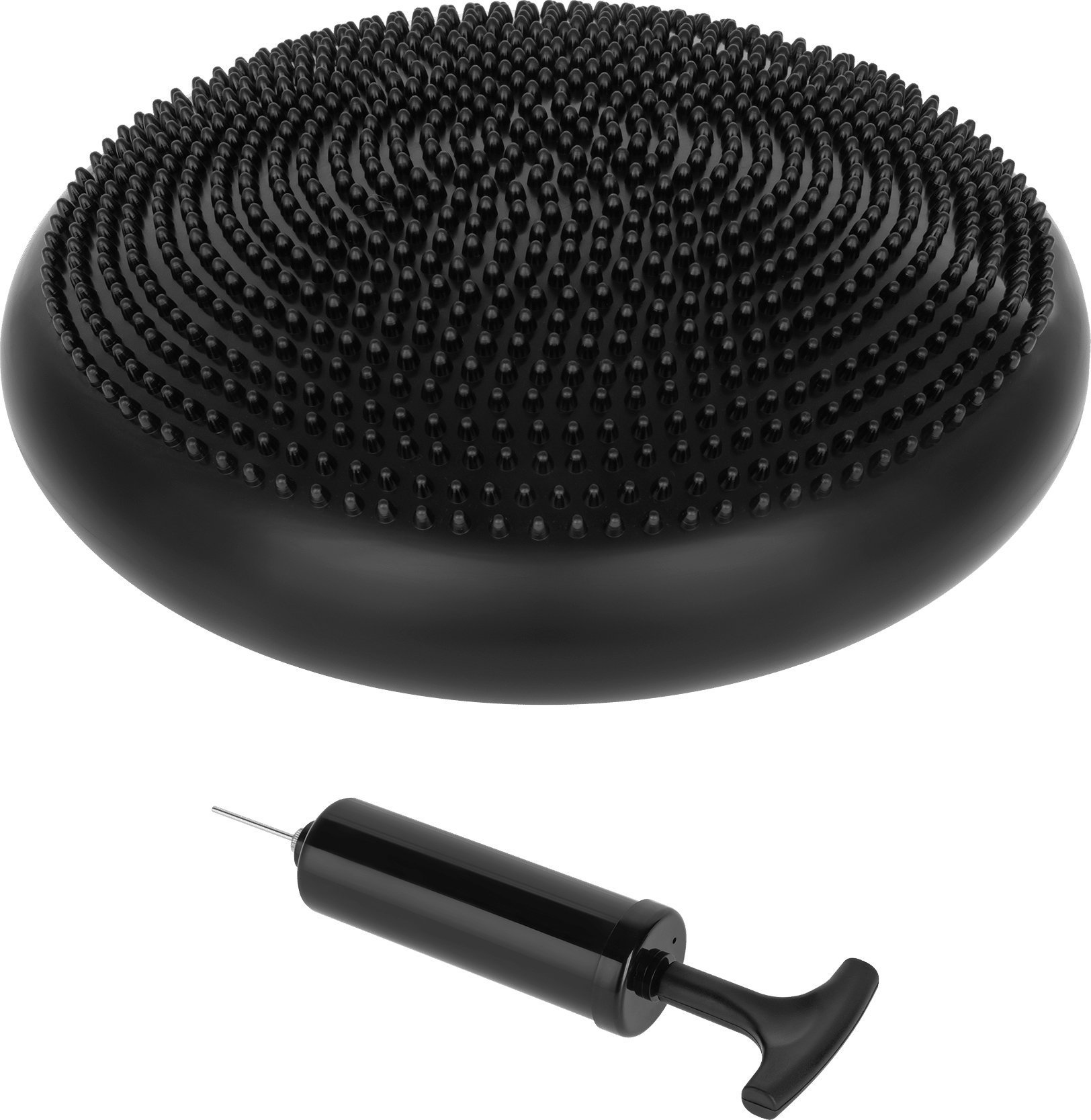 Rebel Poduszka sensoryczna rehabilitacyjna 33cm czarna + pompka