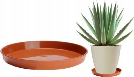 Galicja Podstawka pod doniczkę plastikowa terakota 32 cm
