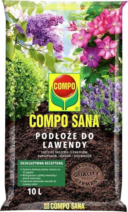 COMPO Podłoże do lawendy 10l Bukszpan Powojnik