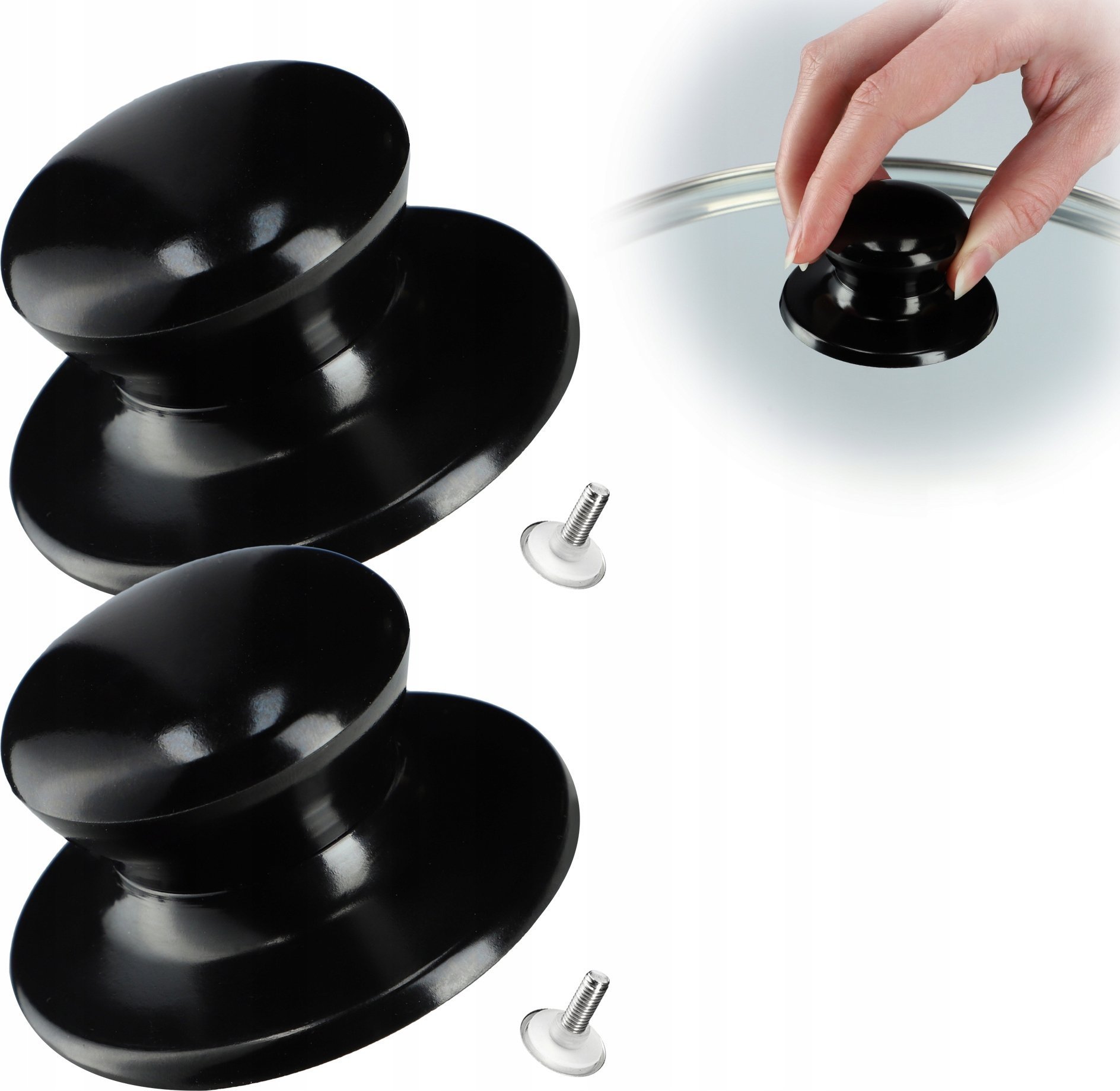 Kadax KADAX Uchwyt Do Pokrywki Gałka Pokrywek Gałki 2szt