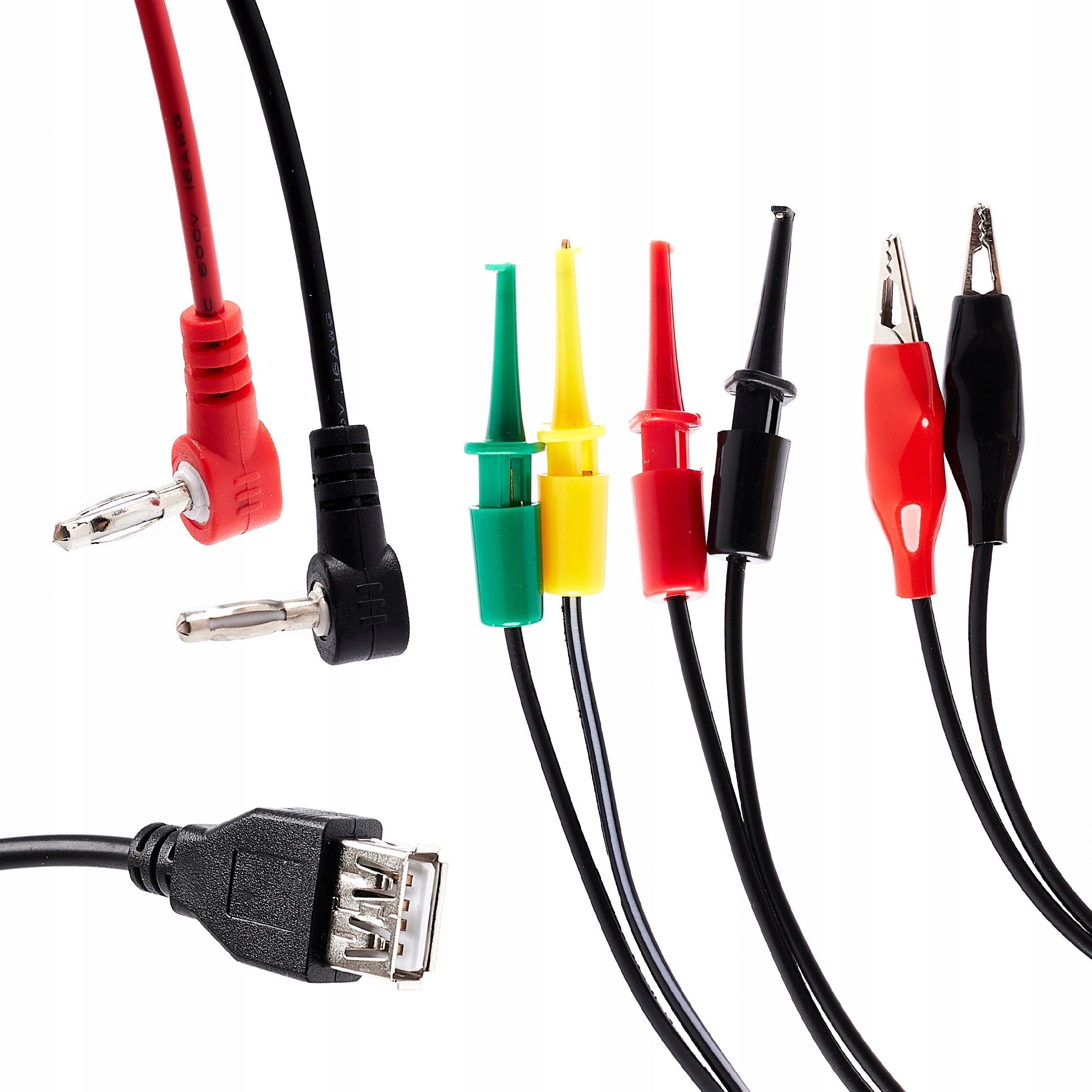 Techrebal Przewody do zasilacza serwisowego o długości 60cm