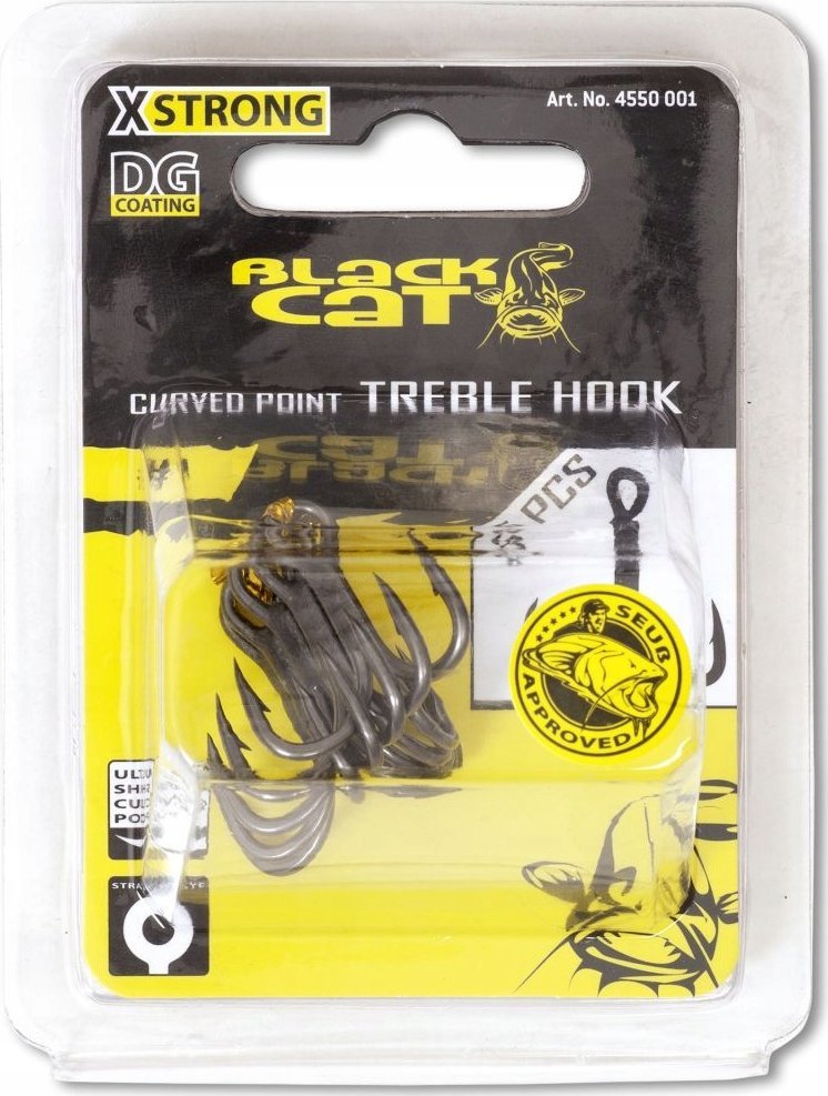 Black Cat KOTWICA BLACK CAT TREBLE HOOK NR.3/0 4551300 |4551300