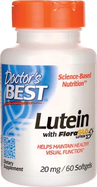 DOCTORS BEST Doctor's Best - Luteina z FloraGLO, 20mg, 60 kapsułek miękkich