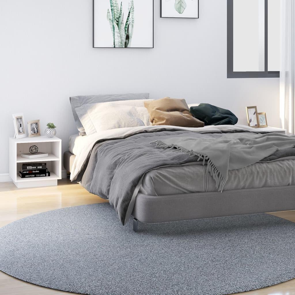 vidaXL vidaXL Szafki nocne, 2 szt., białe, 40x34x40 cm, lite drewno sosnowe