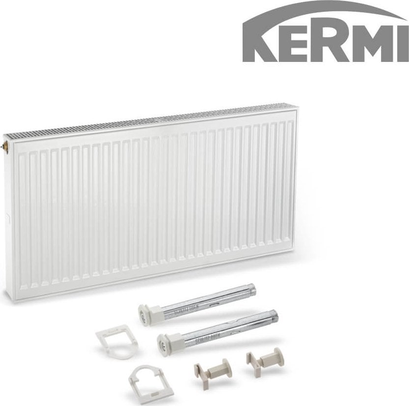 Grzejnik KERMI V 33/300/600 lewy Z ZAWIESZENIAMI 629WGrzejniki stalowe V33