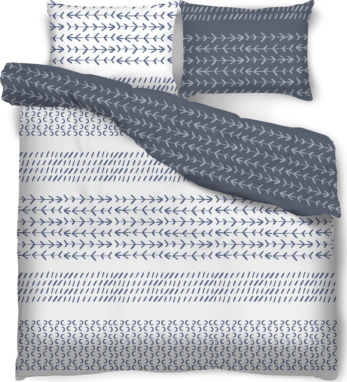 Miss Lucy Komplet pościeli Miss Lucy Dolce Vita Frecce 220x200 cm i 70x80 cm