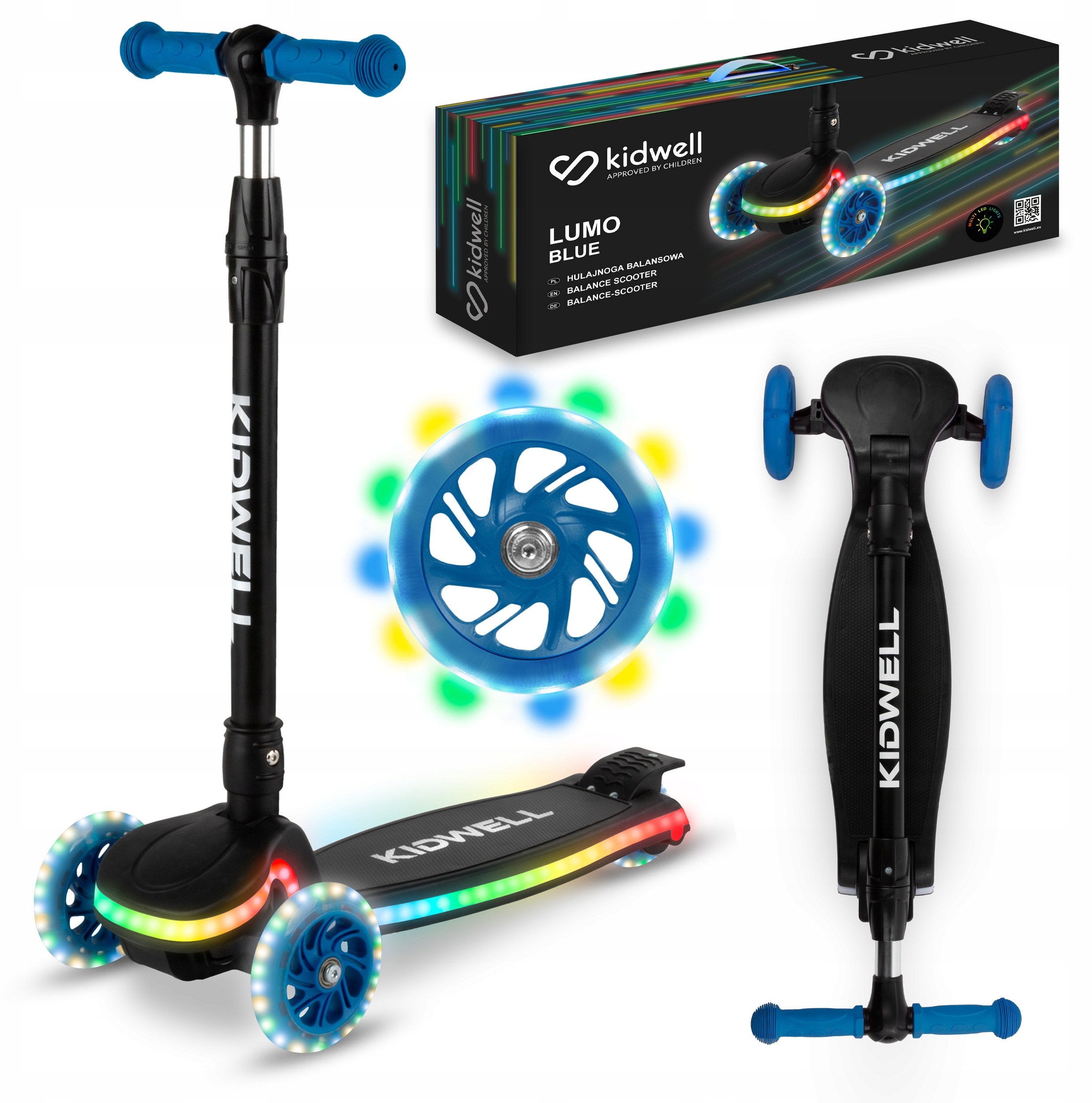 HULAJNOGA BALANSOWA LUMO BLUE 5906601705588