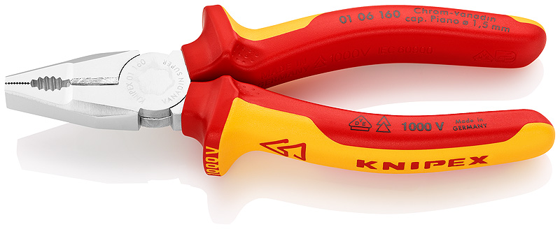 Knipex Szczypce uniwersalne 160mm izolowane (01 06 160)