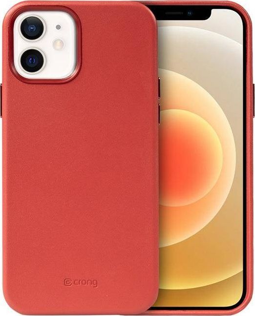 Crong Essential Cover - Etui iPhone 12 / iPhone 12 Pro (czerwony)