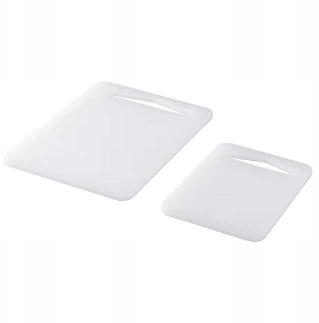 LEGITIM Deski do krojenia, 2 szt., biała