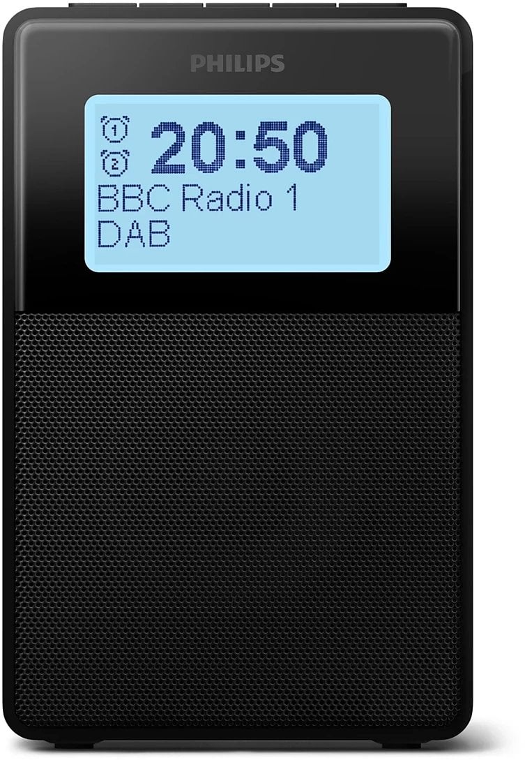 PHILIPS radio pulkstenis melns TAR5100/10 TAR5100/10 (4895229158627)