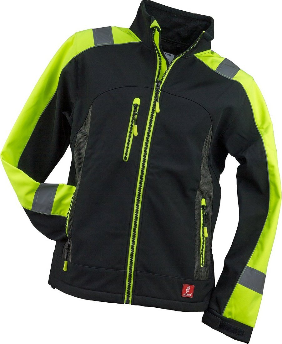 Kurtka męska URGENT KURTKA SOFTSHELLOWA GL-8364 - od wewnątrz podszewka z polaru - pomarańczowy 2XL