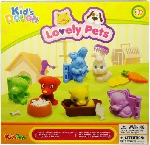 Masa plastyczna zwierzęta 3szt