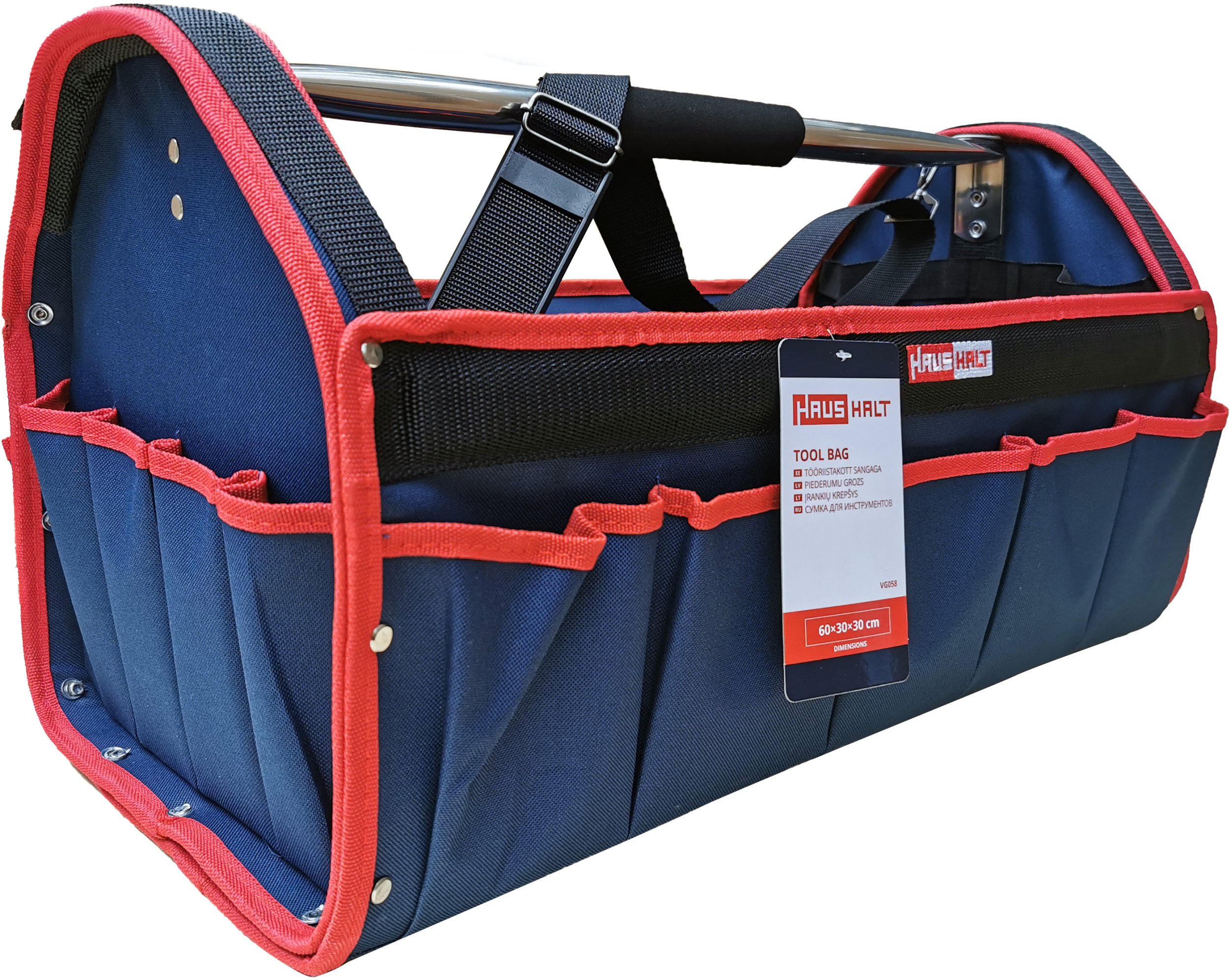 TOOL BAG WITH TUBULAR HANDLE