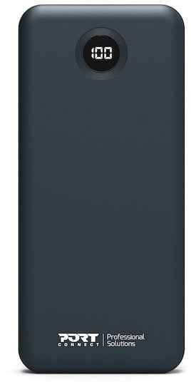 Powerbank Port Designs 907006 bank mocy Litowo-polimerowy (LiPo) 10000 mAh Czarny