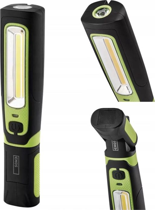 Emos Lampa latarka warsztatowa 3W led z magnesem