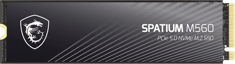 Dysk SSD MSI Spatium M560 2TB M.2 2280 PCI-E x4 Gen5 NVMe (SPATIUM M560 PCIE 5.0 NVME M.2 2TB)
