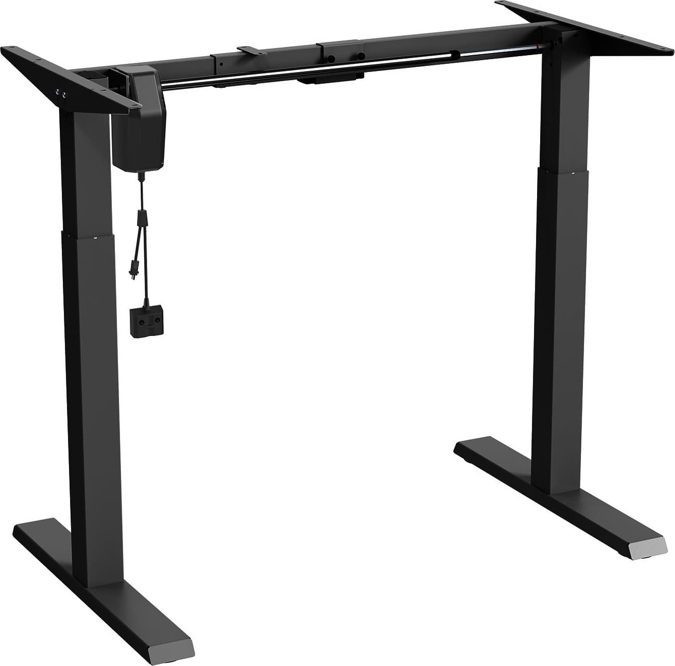 Ergo Office Biurko elektryczne regulacja wys. Ergo Office, max wys 123cm, max - 70 kg, bez blatu do pracy stojąco siedzącej, czarne, ER-403B