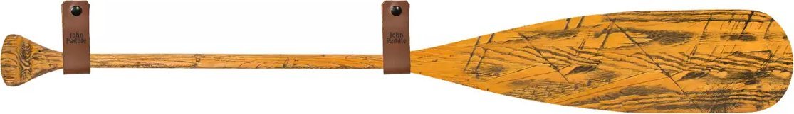 John Paddle Pagaj John Paddle Ozdoba Postarzany 110 cm WZ6 ze skórzanymi poziomymi zawieszkami 110 cm