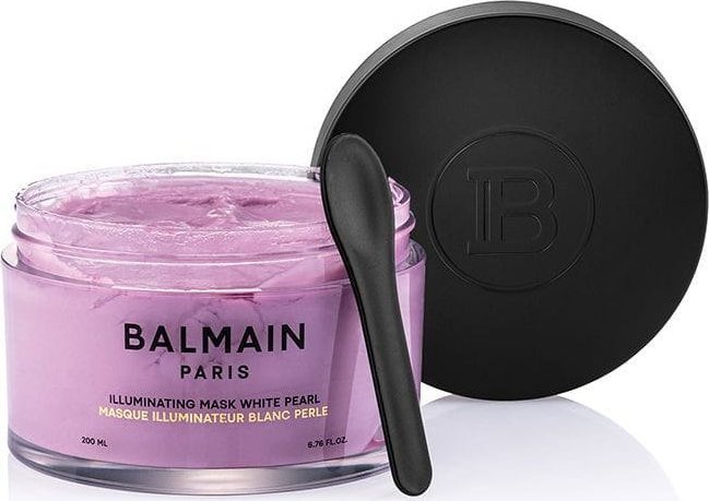 Balmain Balmain Illuminating Mask White Pearl rozświetlająca maska do włosów blond i z pasemkami 200ml