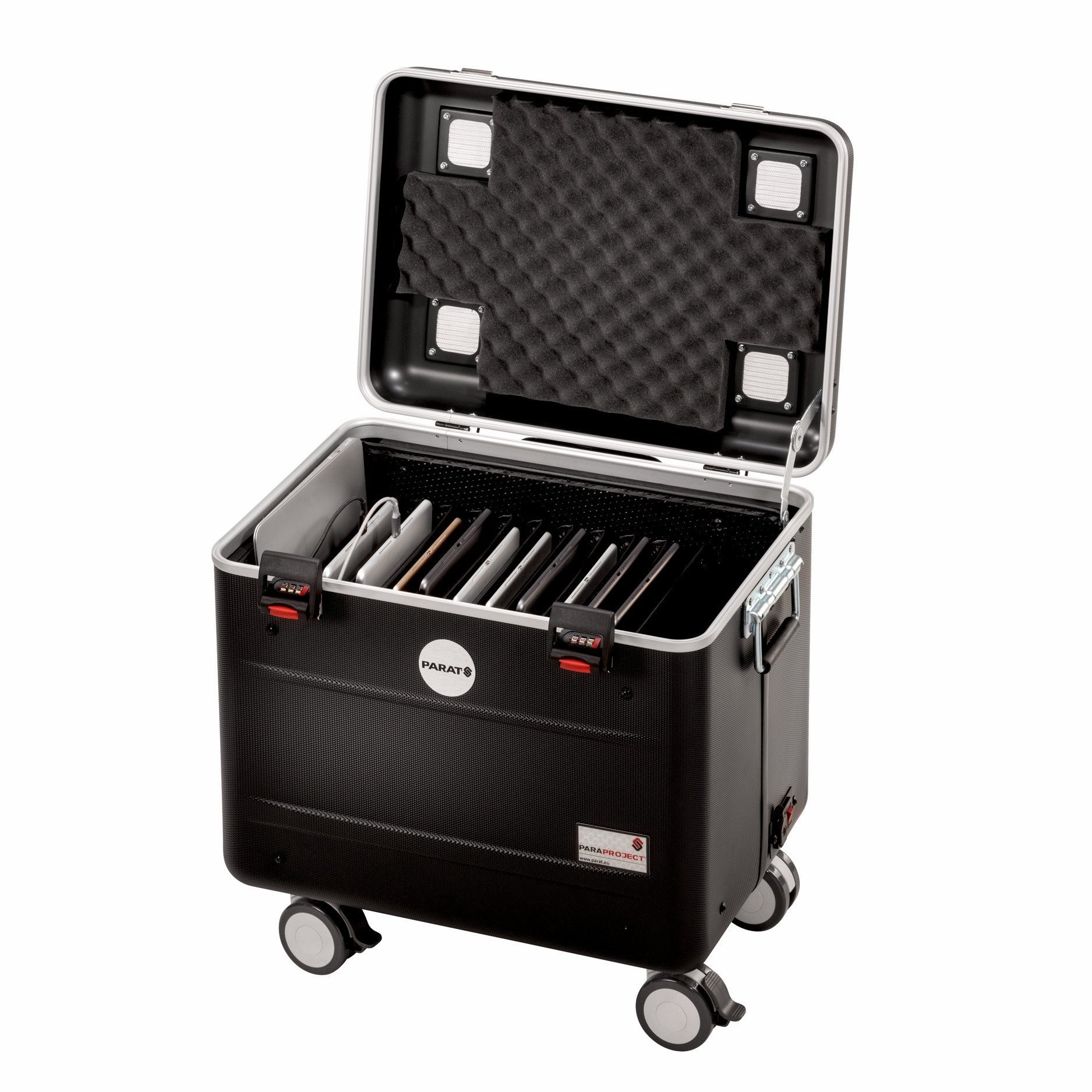 PARAT PARAPROJECT Case TC10 TwinCharge f�r 10 Tablets bis 32,77cm 12,9Zoll iOS/And/Win Charge Only schwarz