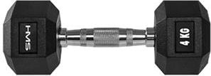 HMS hantel Hex Pro gumowany 1 x 4 kg