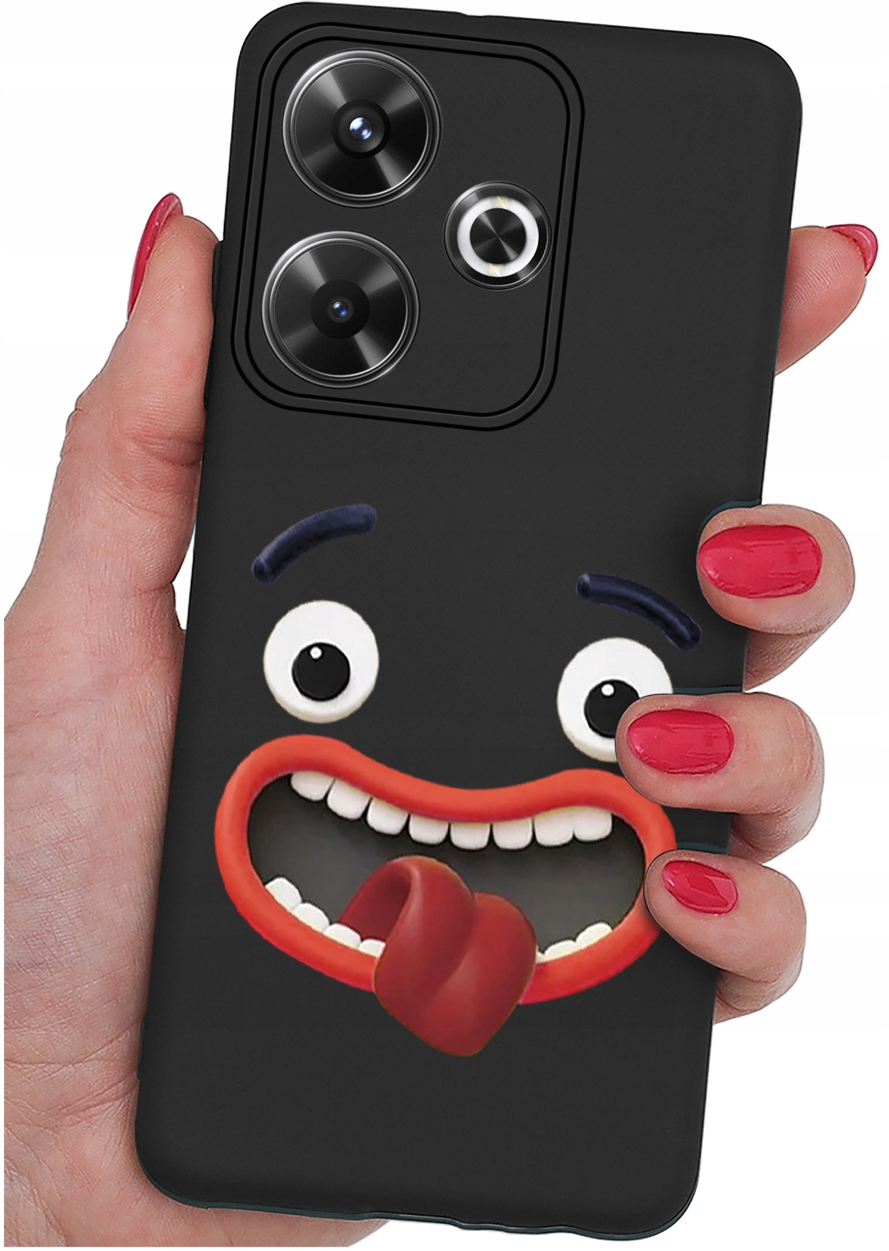 Etui do Xiaomi Redmi 13 4G WZORY |SILIKONOWE MATT CASE + SZKŁO 9H